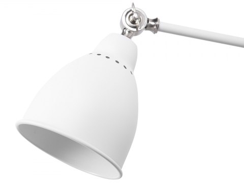  Zestaw 2 lamp ściennych metalowych biały MISSISSIPPI