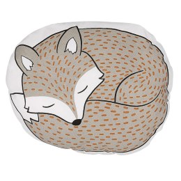 Lumarko Bawełniana poduszka dla dzieci lis 50 x 40 cm szara DHANBAD!