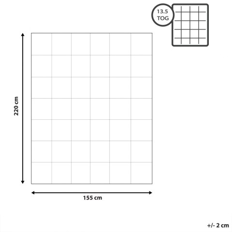  Kołdra Puchowa Bardzo Ciepła 155 X 220 Cm Haramosh