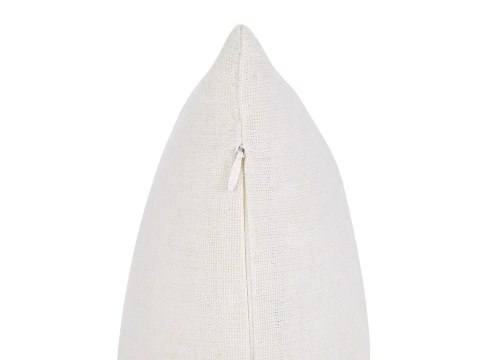  2 poduszki dekoracyjne z motywem liści 45 x 45 cm zielono-beżowe MICROSORUM