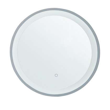  Okrągłe Lustro Ścienne Led Ø 58 Cm Brinay