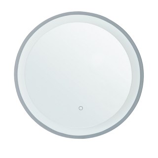  Okrągłe Lustro Ścienne Led Ø 58 Cm Brinay