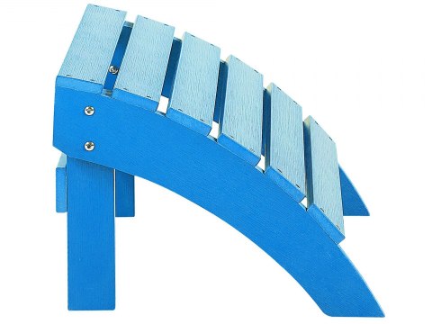  Podnóżek Ogrodowy Niebieski Adirondack