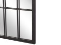  Metalowe lustro ścienne okno 50 x 115 cm czarne CASSEL Lumarko!