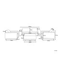  Zestaw Ogrodowy Tapicerowany 5-osobowy Szary Z Białym Rovigo Lumarko!
