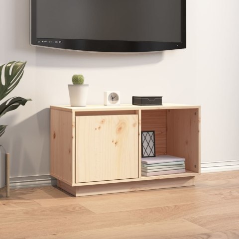  Szafka pod telewizor, 74x35x44 cm, lite drewno sosnowe Lumarko!