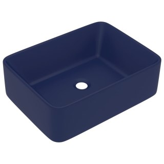  Luksusowa umywalka, matowy granat, 41x30x12 cm, ceramiczna Lumarko!