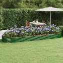  Donica ogrodowa, malowana proszkowo stal, 450x140x36 cm zielona Lumarko!