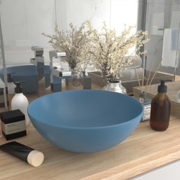  Umywalka łazienkowa, ceramiczna, jasnoniebieska, okrągła Lumarko!