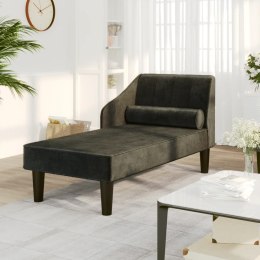  2-osobowa sofa, czarna, tapicerowana aksamitem Lumarko!