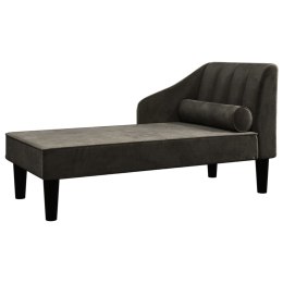  2-osobowa sofa, czarna, tapicerowana aksamitem Lumarko!