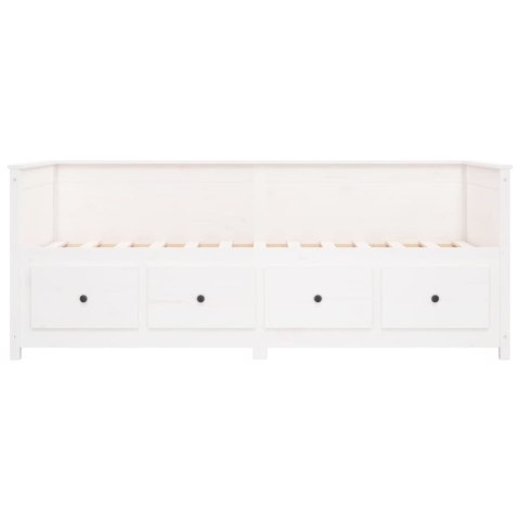  Łóżko dzienne, białe, 80x200 cm, lite drewno sosnowe Lumarko!