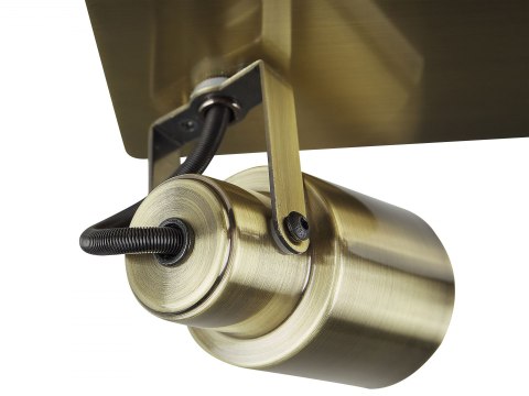  Lampa Sufitowa 4-punktowa Metalowa Mosiężna Bonte