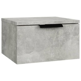  Wisząca szafka nocna, szarość betonu, 34x30x20 cm Lumarko!