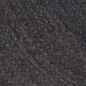 Ręcznie robiony dywan z juty, okrągły, 210 cm, ciemnoszary Lumarko!