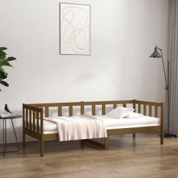  Łóżko dzienne, miodowy brąz, 80x200 cm, lite drewno sosnowe Lumarko!