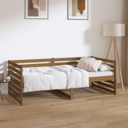 Łóżko dzienne, miodowy brąz, 90x190 cm, lite drewno sosnowe Lumarko!