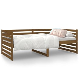  Łóżko dzienne, miodowy brąz, 90x190 cm, lite drewno sosnowe Lumarko!