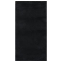  Miękki dywan shaggy z możliwością prania, 80x150 cm, czarny Lumarko!