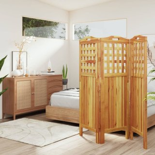  Parawan 3-panelowy, 121,5x2x115 cm, lite drewno akacjowe Lumarko!