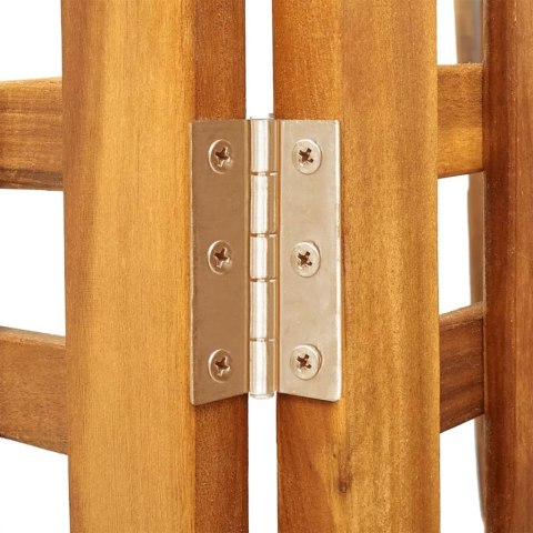  Parawan 3-panelowy, 121,5x2x115 cm, lite drewno akacjowe Lumarko!