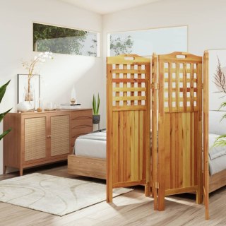  Parawan 4-panelowy, 162x2x115 cm, lite drewno akacjowe Lumarko!