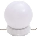  Toaletka z oświetleniem LED, biała z połyskiem, 60x40x140 cm Lumarko!