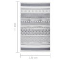  Dywan, szaro-biały, 120x180 cm, bawełniany Lumarko!