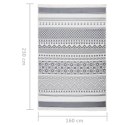  Dywan, szaro-biały, 160x230 cm, bawełniany Lumarko!