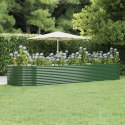  Donica ogrodowa, zielona, 447x140x68cm, malowana proszkowo stal Lumarko!