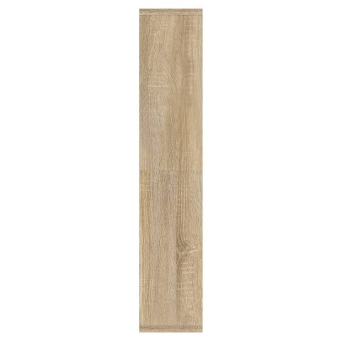  Szafka z lustrem i oświetleniem LED, dąb sonoma, 91x15x76,5 cm Lumarko!