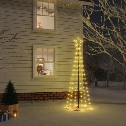  Choinka stożkowa, 108 ciepłych białych LED, 70x180 cm Lumarko!