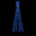  Choinka stożkowa, 108 niebieskich diod LED, 70x180 cm Lumarko!