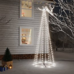  Choinka stożkowa, 310 zimnych białych LED, 100x300 cm Lumarko!
