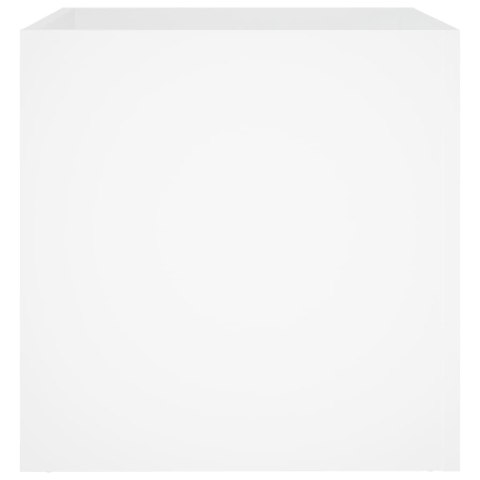  Donica, biała, 40x40x40 cm, materiał drewnopochodny Lumarko!