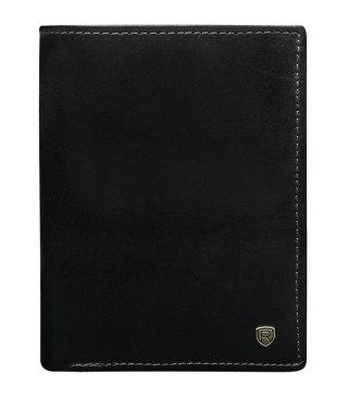  Portfel Męski Skórzany N4-rvt Black!