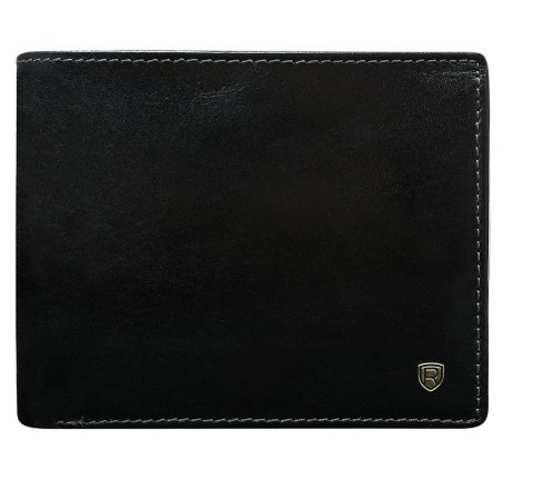 Portfel męski skórzany N992-RVT BLACK