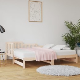  Łóżko rozsuwane, 2x(80x200) cm, lite drewno sosnowe Lumarko!