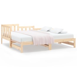  Łóżko rozsuwane, 2x(80x200) cm, lite drewno sosnowe Lumarko!