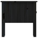  Stolik boczny, czarny, 50x50x49 cm, lite drewno sosnowe Lumarko!