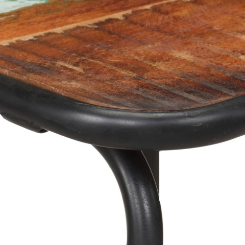  Krzesła barowe, 4 szt., lite drewno z odzysku Lumarko!