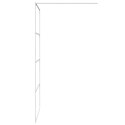  Ścianka prysznicowa, biała, 100x195 cm przezroczyste szkło ESG Lumarko!