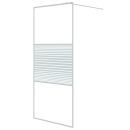 Ścianka prysznicowa, biała, 90x195 cm, przezroczyste szkło ESG Lumarko!