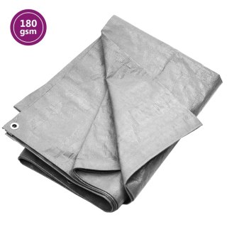  Plandeka, 180 g/m², 6x8 m, szara, HDPE Lumarko!