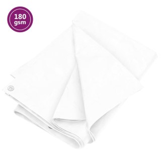  Plandeka, 180 g/m², 8x8 m, biała, HDPE Lumarko!