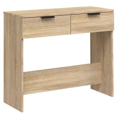  Stolik konsolowy, dąb sonoma, 90x36x75 cm Lumarko!