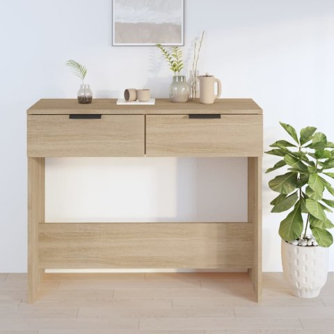  Stolik konsolowy, dąb sonoma, 90x36x75 cm Lumarko!