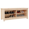  Szafka na buty, 110x38x45,5 cm, lite drewno sosnowe Lumarko!