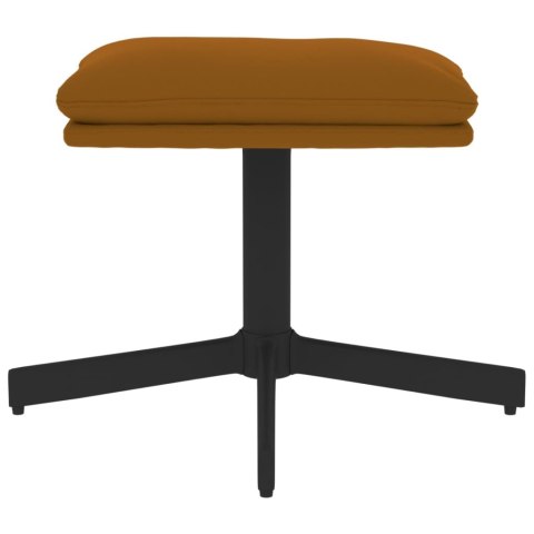  Podnóżek, brązowy, 60x60x39 cm, aksamit Lumarko!