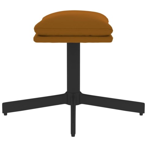  Podnóżek, brązowy, 60x60x39 cm, aksamit Lumarko!